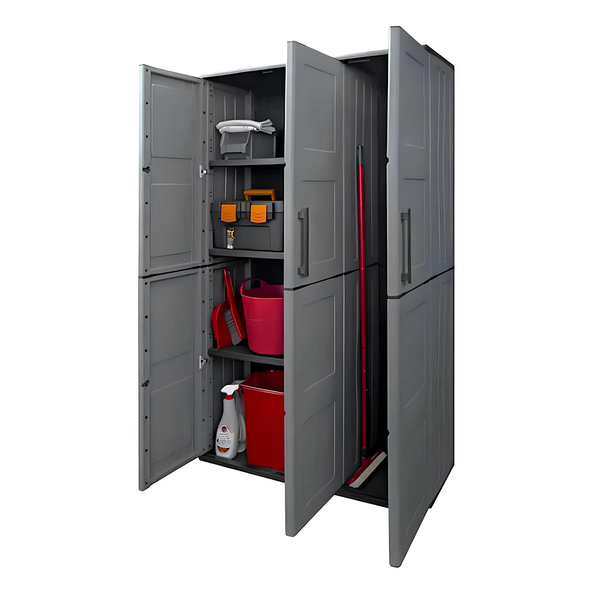 Armadio alto da esterno portascope 3 ante 102x37x163h cm Artplast F101