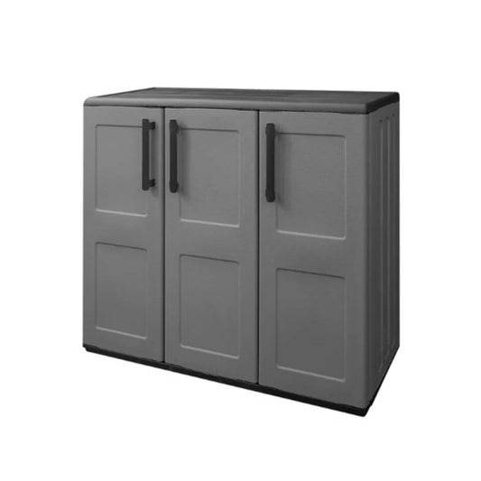 Armadio da esterno basso 3 ante grigio Artplast F101B