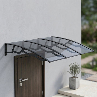 Pensilina tettoia da esterno 180x140 cm in policarbonato alveolare Artplast