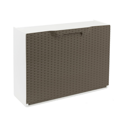 Scarpiera in plastica effetto rattan 51x17x40 cm Artplast