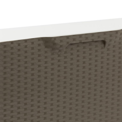 Scarpiera in plastica effetto rattan 51x17x40 cm Artplast