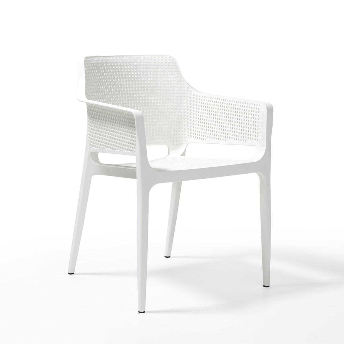 Sedia in polipropilene impilabile con braccioli 60x54x80 cm