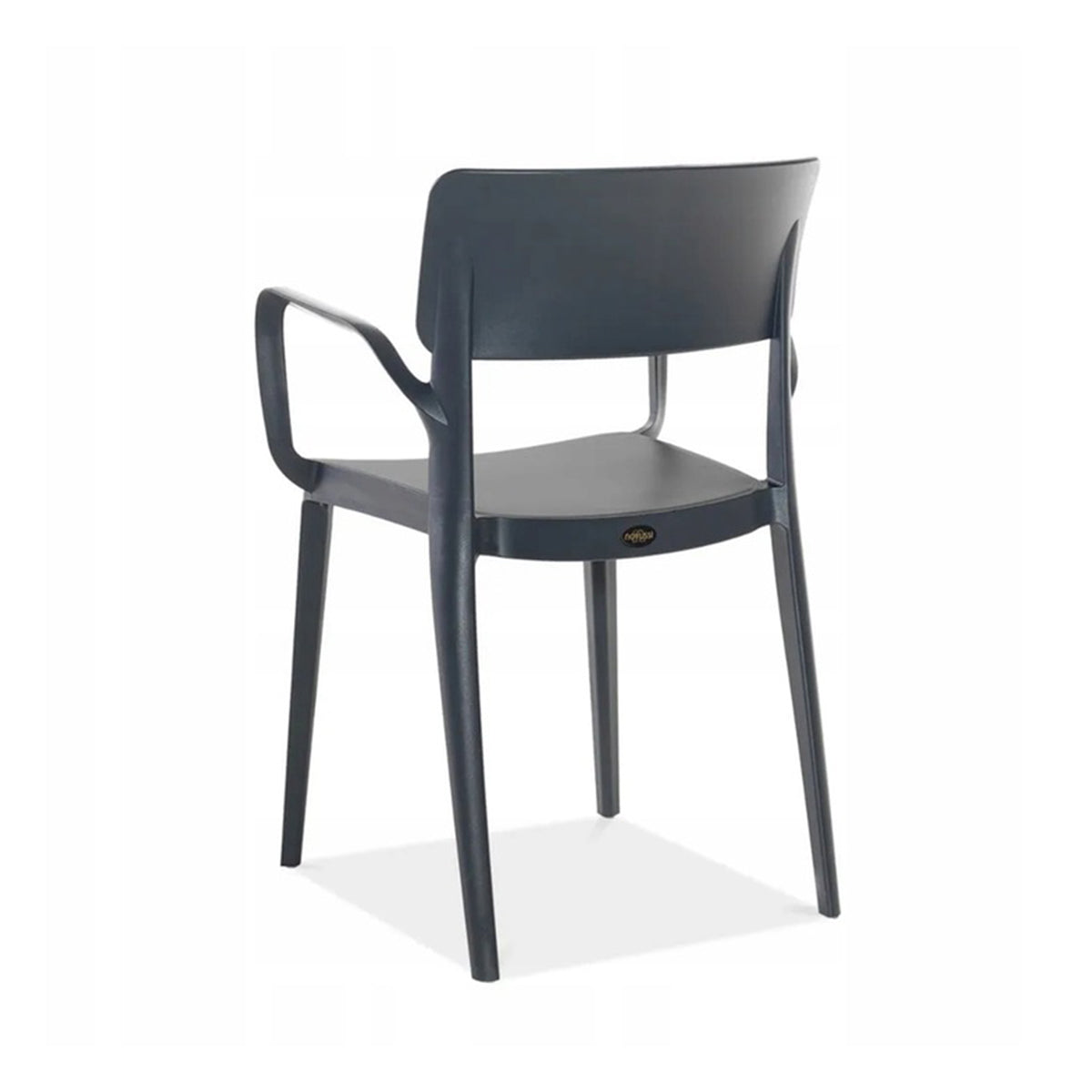 Sedia in polipropilene colore antracite 46x51x82 cm