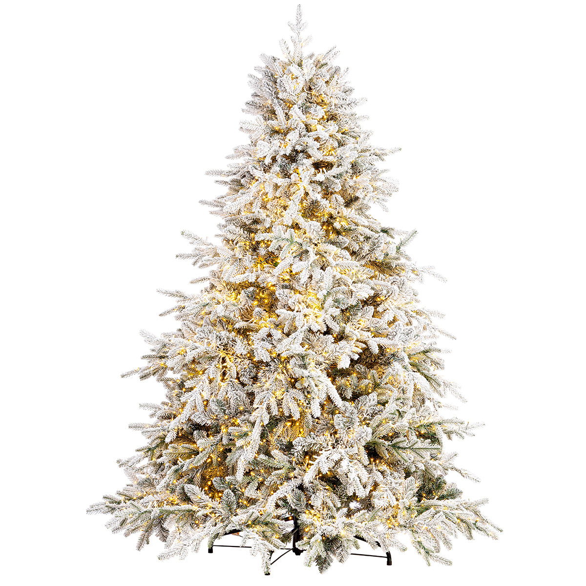 Albero di Natale innevato con luci LED Ritter Bizzotto