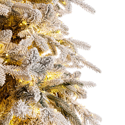 Albero di Natale innevato con luci LED Ritter Bizzotto