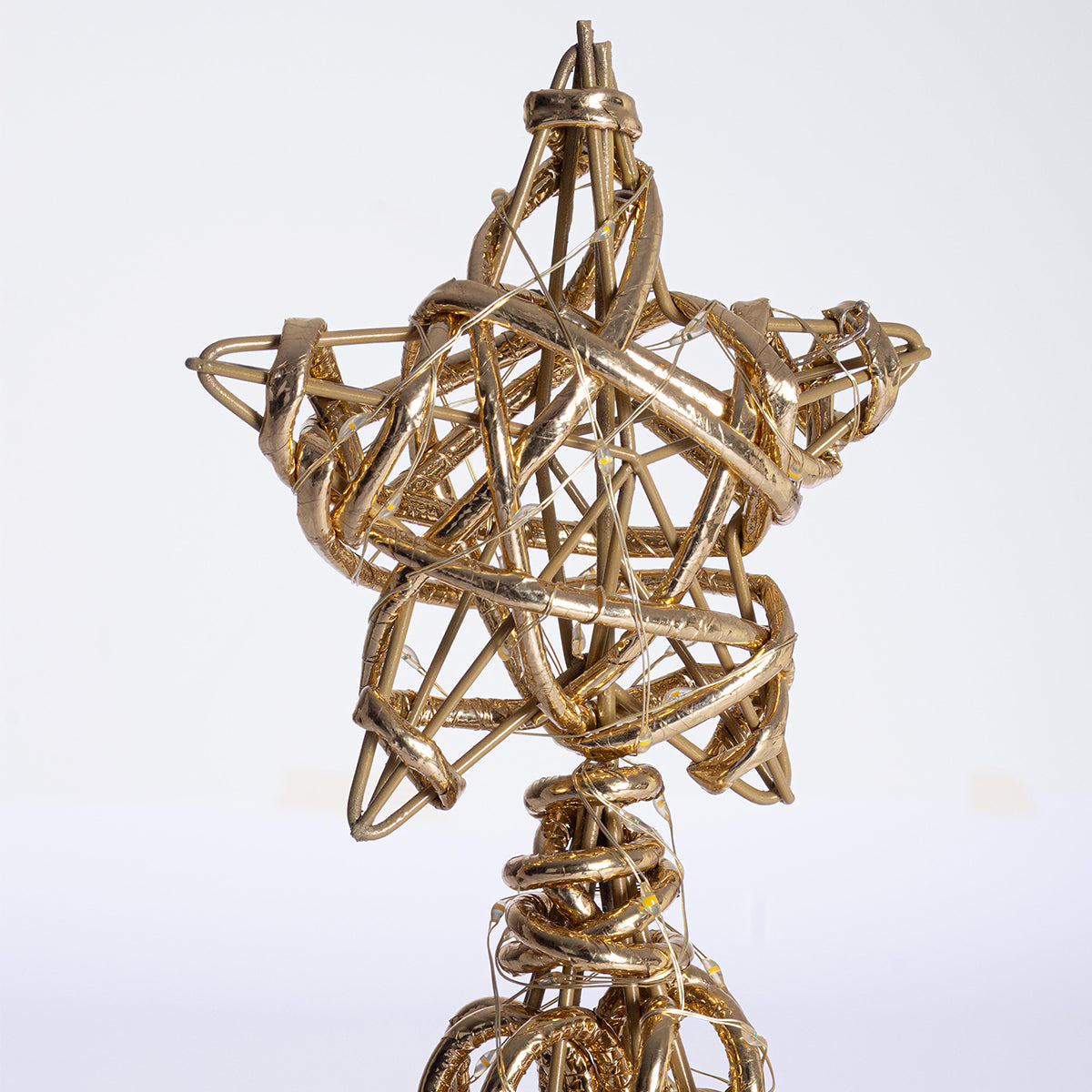 Albero di Natale luminoso a cono 100 cm oro 500 microLED Zoe Bizzotto