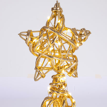 Albero di Natale luminoso a cono 100 cm oro 500 microLED Zoe Bizzotto