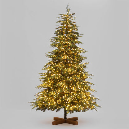 Albero di Natale pino deluxe con luci miniLED Lotti