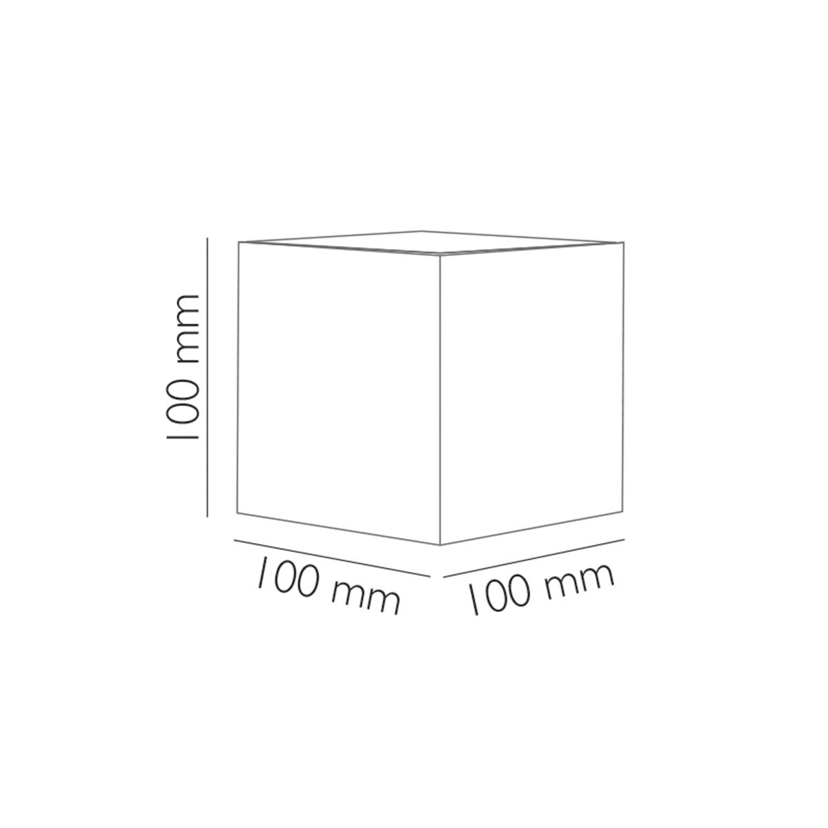 Applique LED da esterno a cubo Bernini IP65 3CCT 780lm