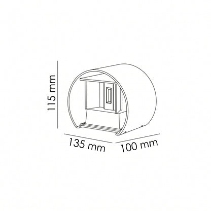 Applique LED da esterno Veronese IP44 4000K 1100lm