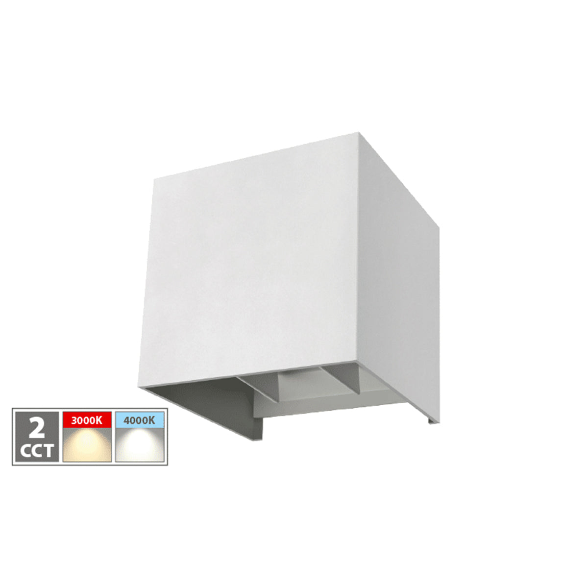 Applique LED da esterno a cubo Bernini IP54 2CCT 700lm