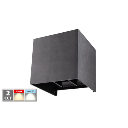 Applique LED da esterno a cubo Bernini IP54 2CCT 700lm