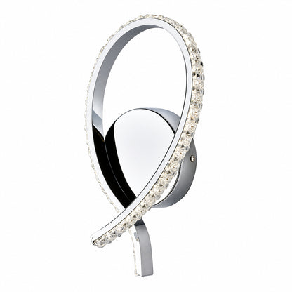Applique da parete LED cromo lucido 12W 4000K 980lm