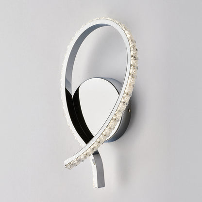Applique da parete LED cromo lucido 12W 4000K 980lm