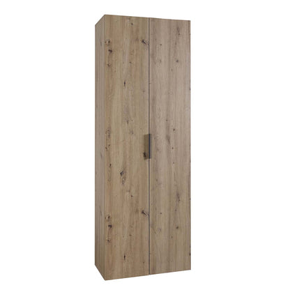 Armadio a colonna 2 ante con 5 ripiani 69x200x35 cm