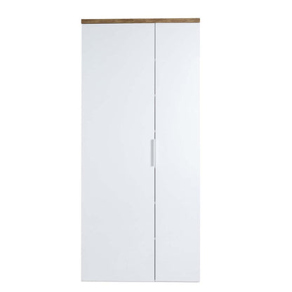 Armadio multiuso 2 ante bianco 82x189x35cm