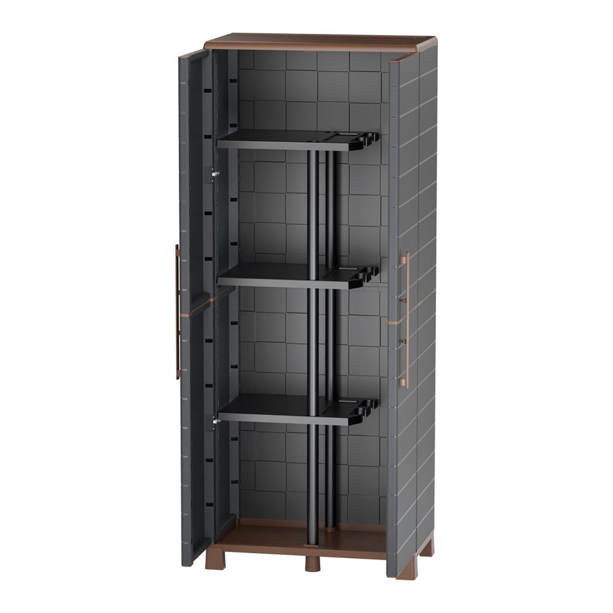 Armadio portascope da esterno 2 ante 68x37x169 cm Portofino Artplast