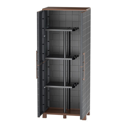 Armadio portascope da esterno 2 ante 68x37x169 cm Portofino Artplast