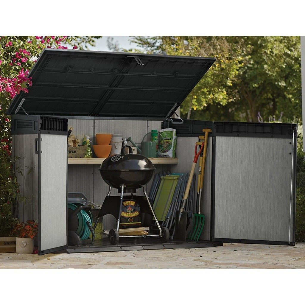 Armadio Basso Keter Grandestore in resina 2000 litri grigio K232427