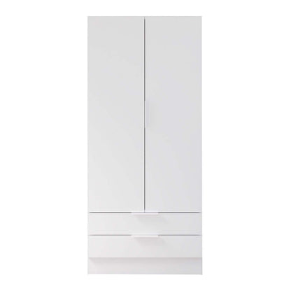 Armadio con 2 ante e 2 cassetti 82x184x46 cm Composad