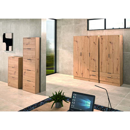 Armadio con 2 ante e 2 cassetti 82x184x46 cm Composad