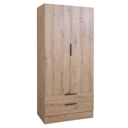 Armadio con 2 ante e 2 cassetti 82x184x46 cm Composad
