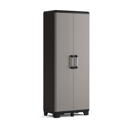 Armadio alto Keter Pro 68x39x173 cm 4 ripiani grigio e nero