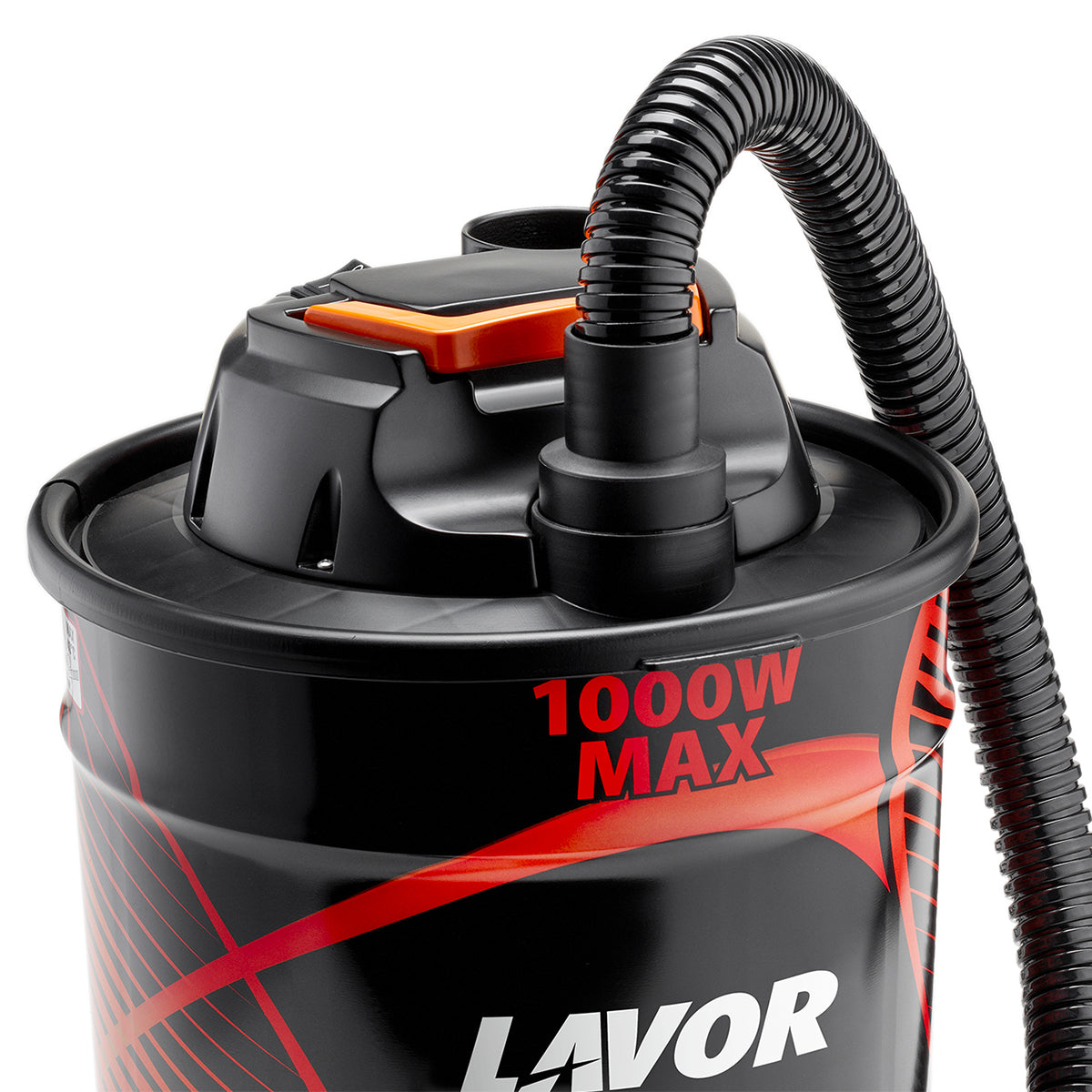 Aspiracenere con doppio filtro e carrello 1000 W 18 litri Lavor Ashley 146