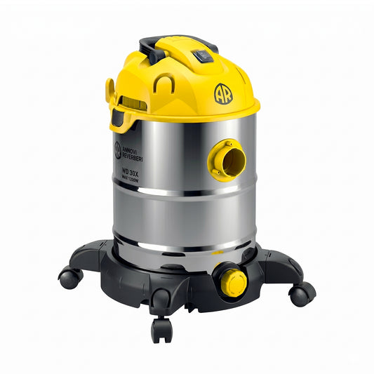 Aspirapolvere aspiraliquidi in acciaio inox 30L 1600W Annovi Reverberi WD30X