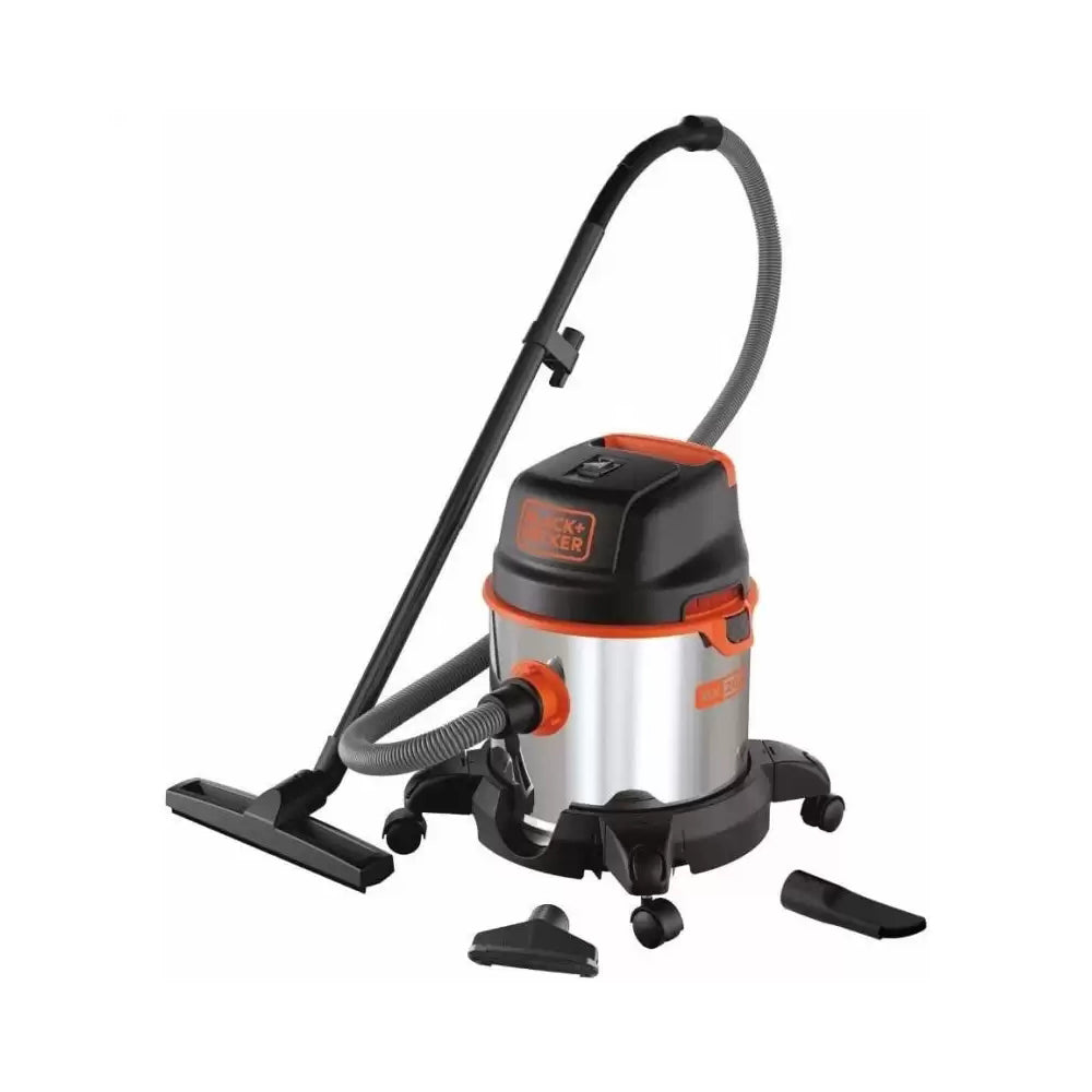 Aspiratore solidi e liquidi 1400 W 20 litri Black + Decker