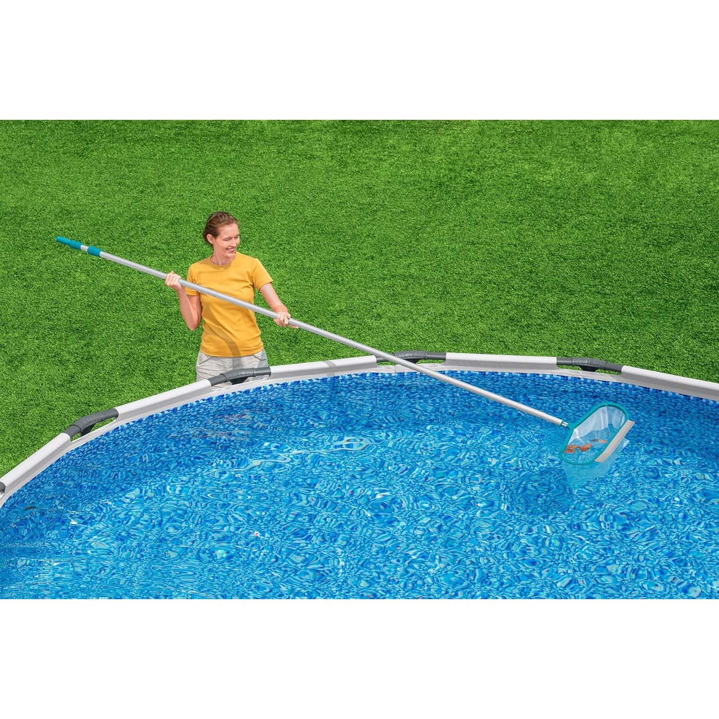 Asta telescopica per piscina Bestway 58702 da 104 a 457 cm