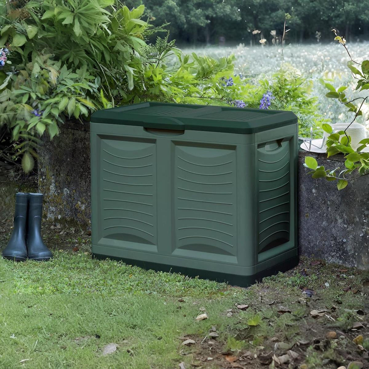 Contenitore mettitutto muschio 200 litri 78x45x64h cm Bama