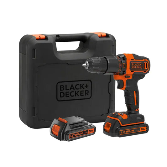Trapano avvitatore a percussione 18V Black+Decker BDCHD18KB-QW