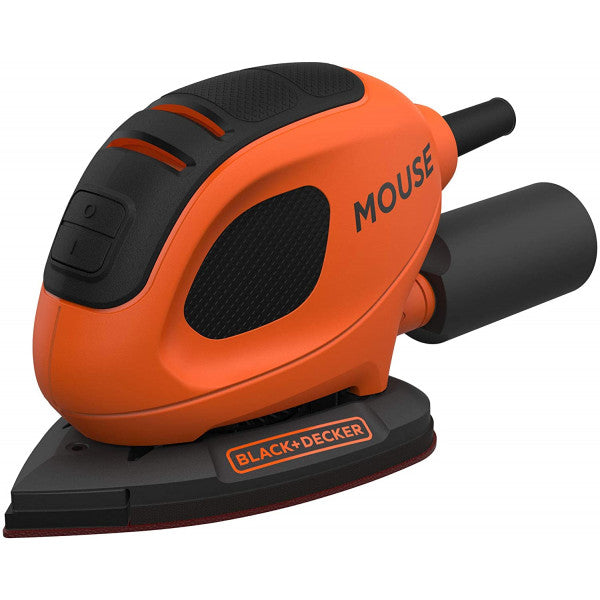 Levigatrice Mouse con 15 accessori e Softbag Black+Decker BEW230BC-QS