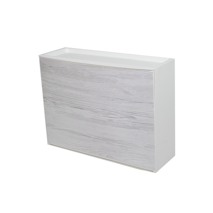 Scarpiera salvaspazio componibile effetto legno 51,5x16x39 cm