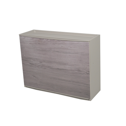 Scarpiera salvaspazio componibile effetto legno 51,5x16x39 cm