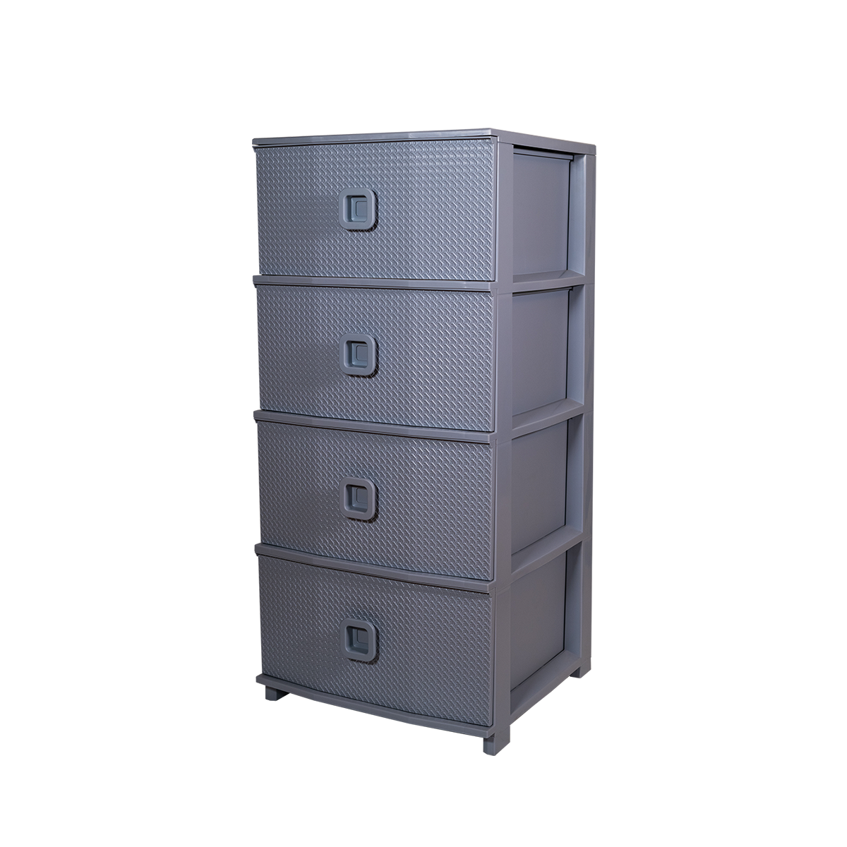 Cassettiera Pratika Kool in polipropilene con 4 cassetti 37,5×28,5×80 cm