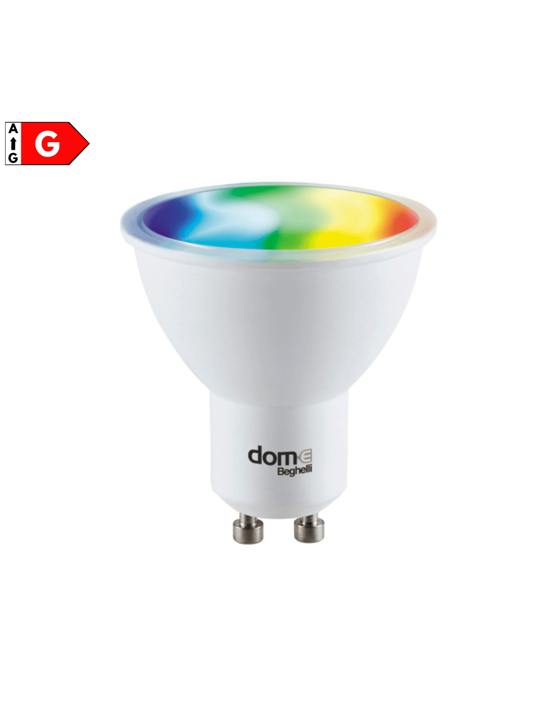 Lampadina smart Dom-E Beghelli 5 W RGB GU10