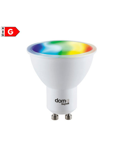 Lampadina smart Dom-E Beghelli 5 W RGB GU10