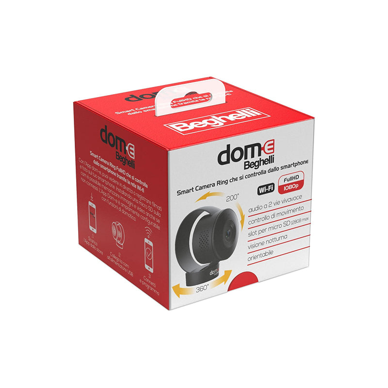 Camera ring smart Dom-E Beghelli Full HD 1920 x 1080 Pixel