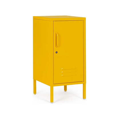 Comodino in metallo giallo con 1 anta Cambridge Bizzotto