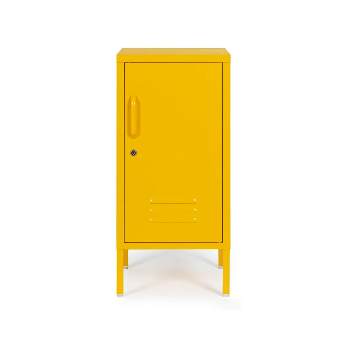 Comodino in metallo giallo con 1 anta Cambridge Bizzotto