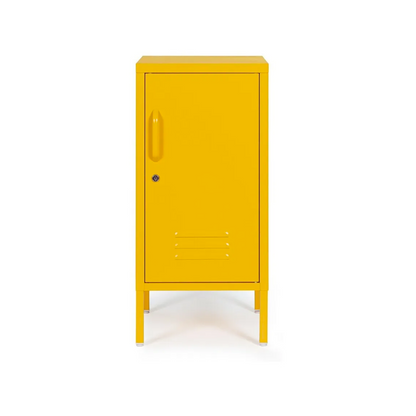 Comodino in metallo giallo con 1 anta Cambridge Bizzotto