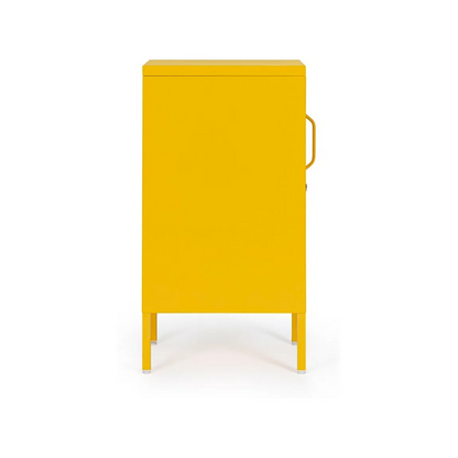 Comodino in metallo giallo con 1 anta Cambridge Bizzotto