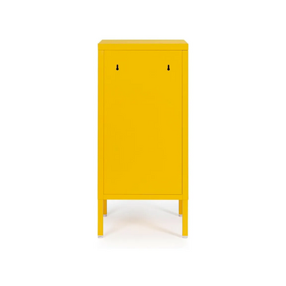 Comodino in metallo giallo con 1 anta Cambridge Bizzotto