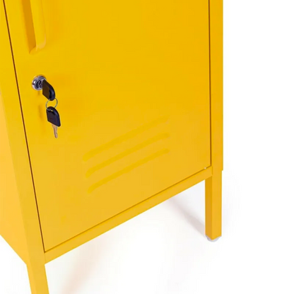 Comodino in metallo giallo con 1 anta Cambridge Bizzotto
