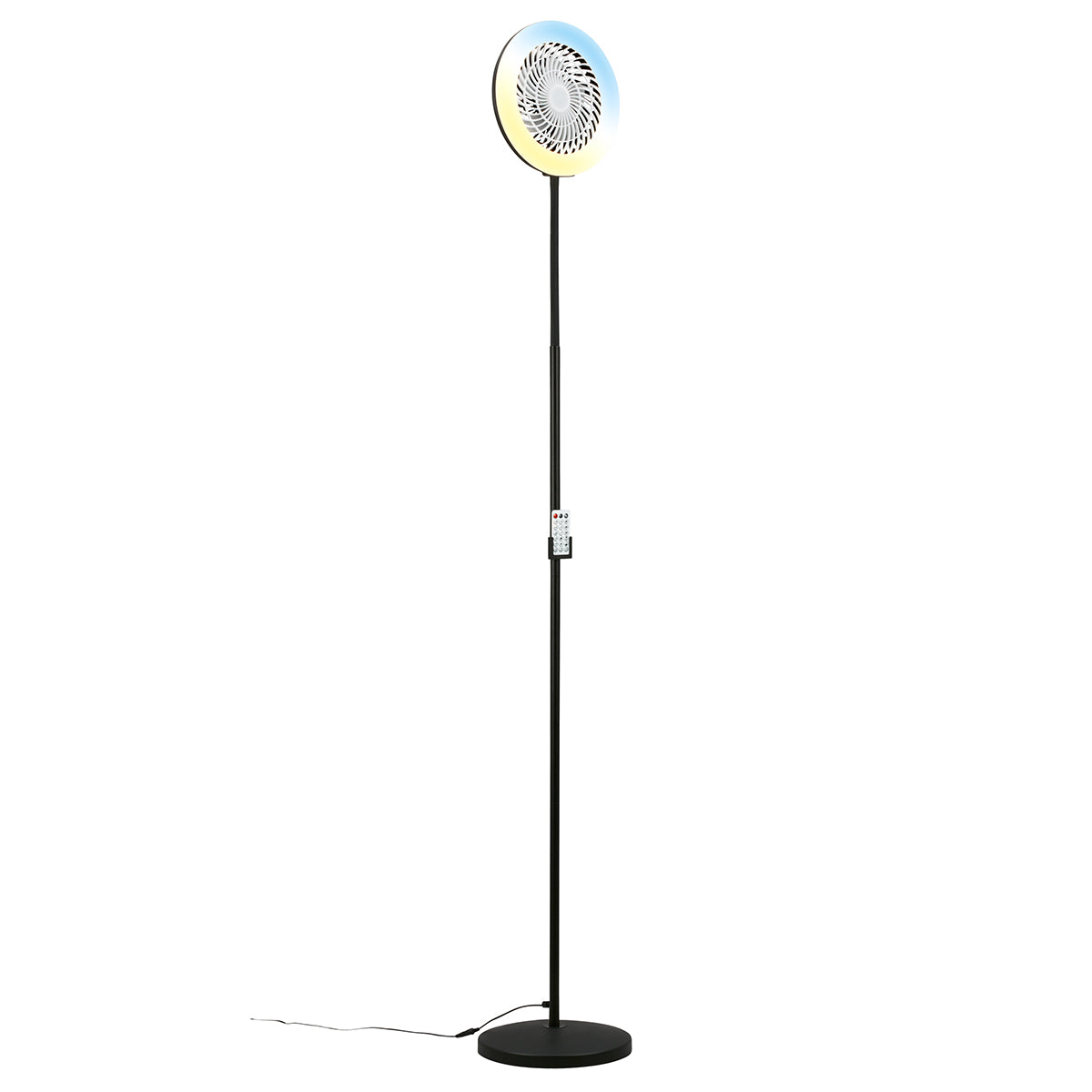 Ventilatore a piantana con luce LED Briloner Windy telecomando incluso