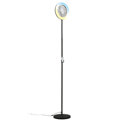 Ventilatore a piantana con luce LED Briloner Windy telecomando incluso