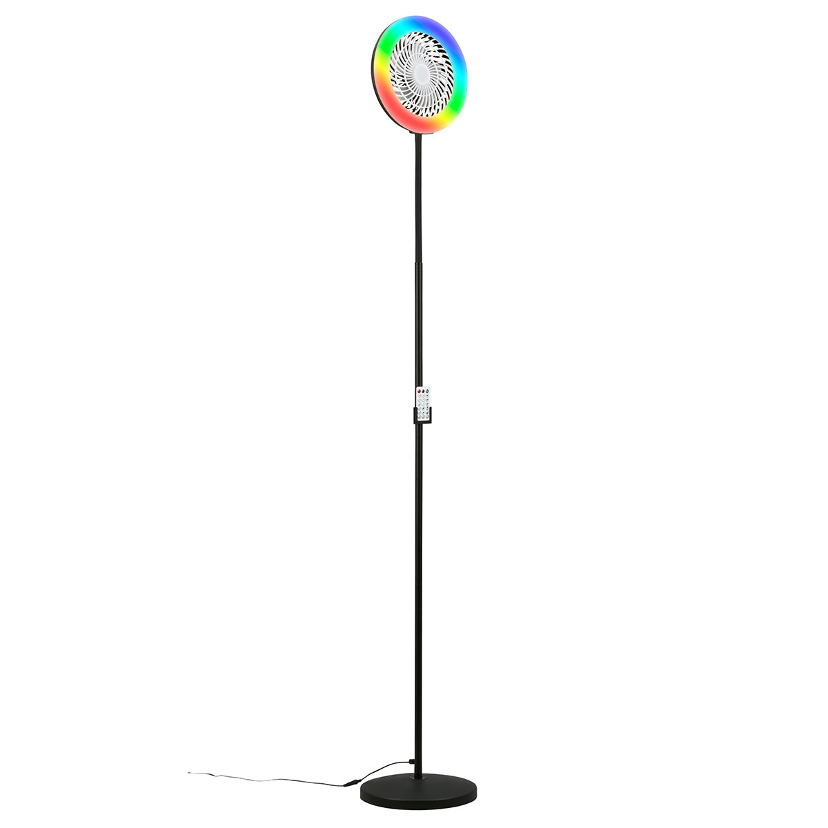Ventilatore a piantana con luce LED Briloner Windy telecomando incluso