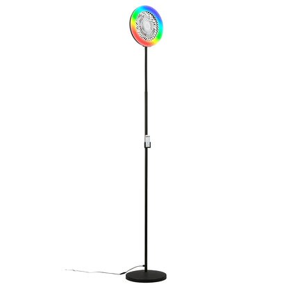 Ventilatore a piantana con luce LED Briloner Windy telecomando incluso